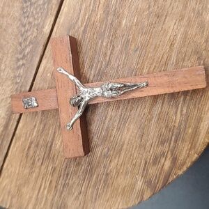 Crucifix rosary vintage‎ religious cross pendant collectible